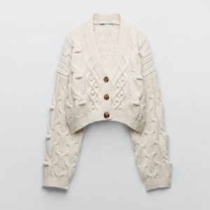 Zara crop cardigan 6771/016